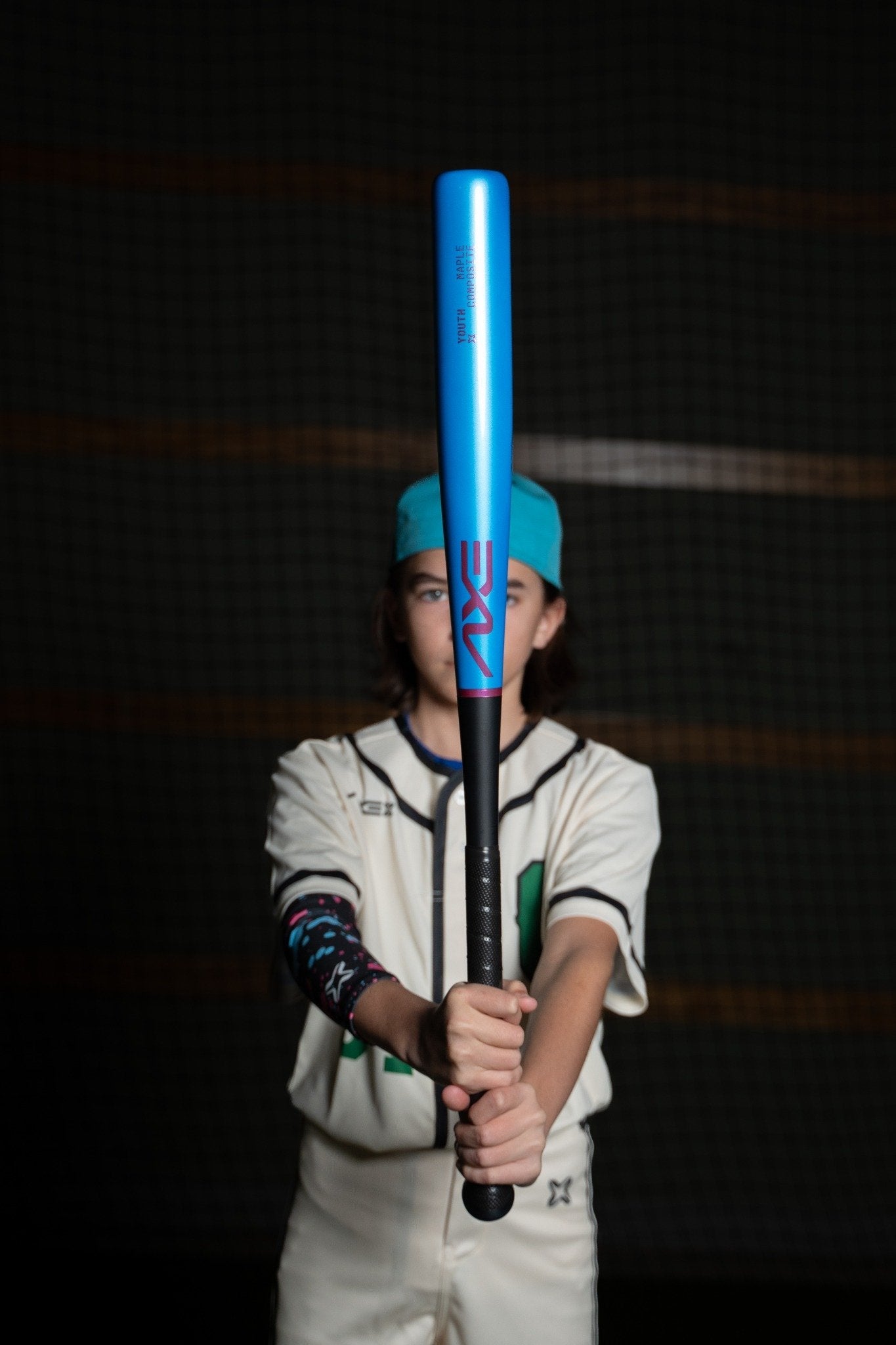 Axe Youth Pro Maple Composite Baseball Bat | Aqua Strike | Axe
