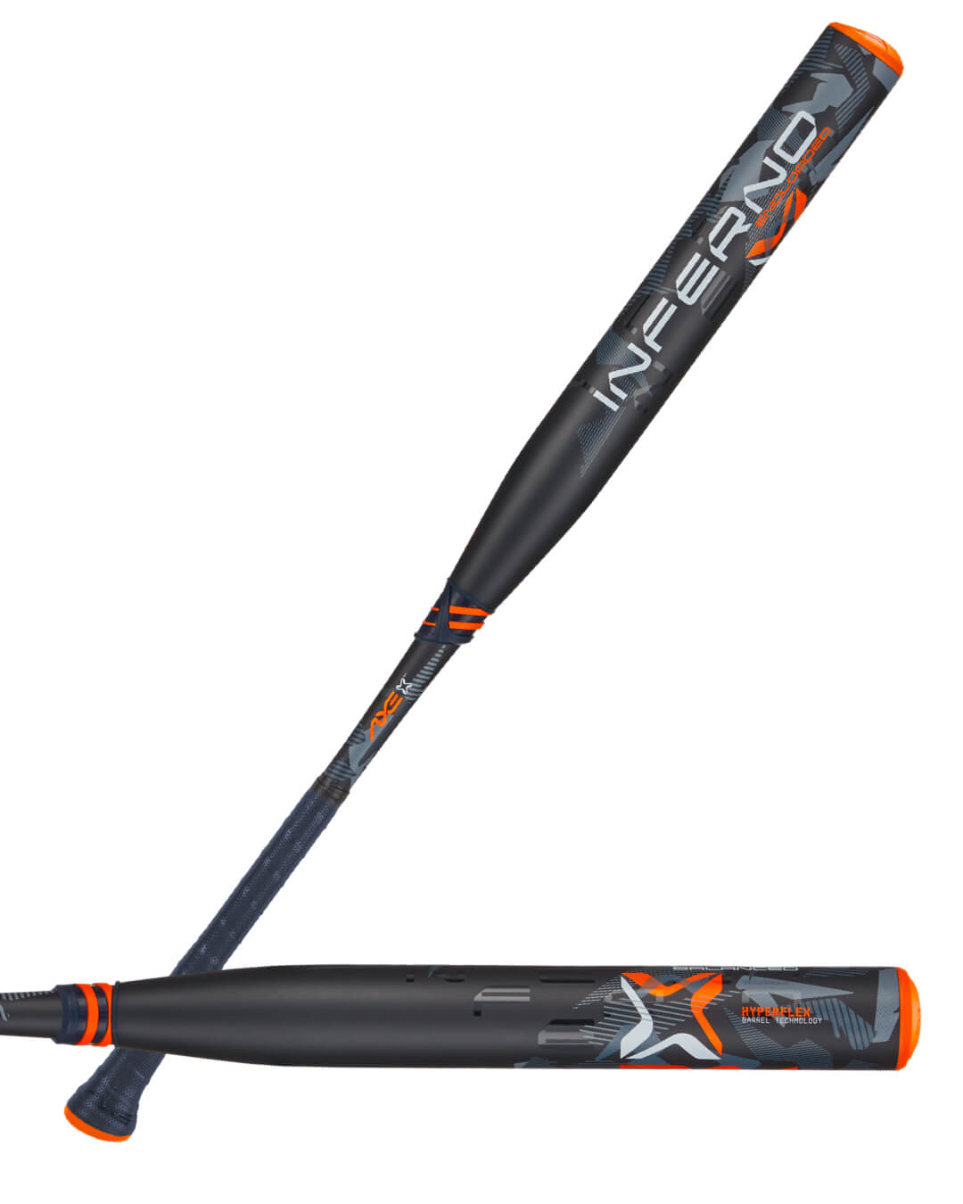 Axe Inferno Dual Stamp Endloaded Slowpitch Softball Bat - USA USSSA (Pro Flared Handle)