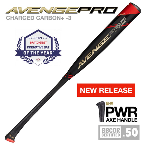 2022 Avenge Pro Composite (-3) BBCOR Baseball - POWER AXE HANDLE